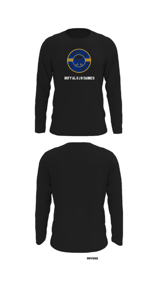 Long Sleeve Performance Shirt, Buffalo jr sabres, Ice Hockey, Teamtime, Team time, sublimation, custom sports apparel, team uniforms, spirit wear, spiritwear, sports uniforms, custom shirts, team store, custom team store, fundraiser sports, apparel fundraiser