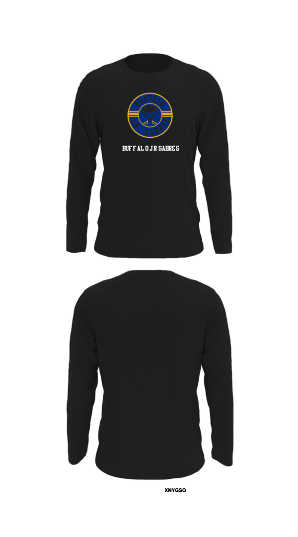 Long Sleeve Performance Shirt, Buffalo jr sabres, Ice Hockey, Teamtime, Team time, sublimation, custom sports apparel, team uniforms, spirit wear, spiritwear, sports uniforms, custom shirts, team store, custom team store, fundraiser sports, apparel fundraiser