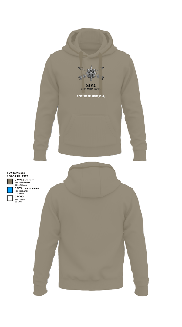 Hoodie, STAC, 389th MI BN (SO)(A), Army, Teamtime, Team time, sublimation, custom sports apparel, team uniforms, spirit wear, spiritwear, sports uniforms, custom shirts, team store, custom team store, fundraiser sports, apparel fundraiser