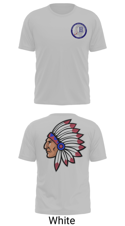 Byhalia High School Cheer 25376847 Old School Cotton Feel Shirt - 10