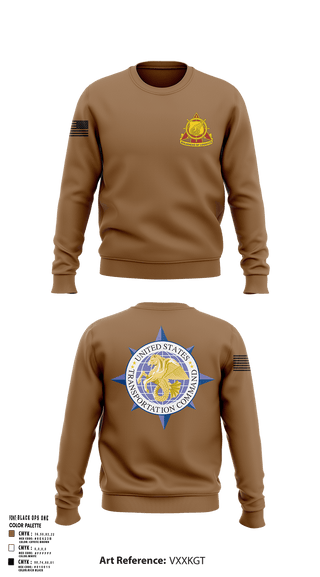 Crew Neck Sweatshirt, 773rd transportation company, Army, Teamtime, Team time, sublimation, custom sports apparel, team uniforms, spirit wear, spiritwear, sports uniforms, custom shirts, team store, custom team store, fundraiser sports, apparel fundraiser