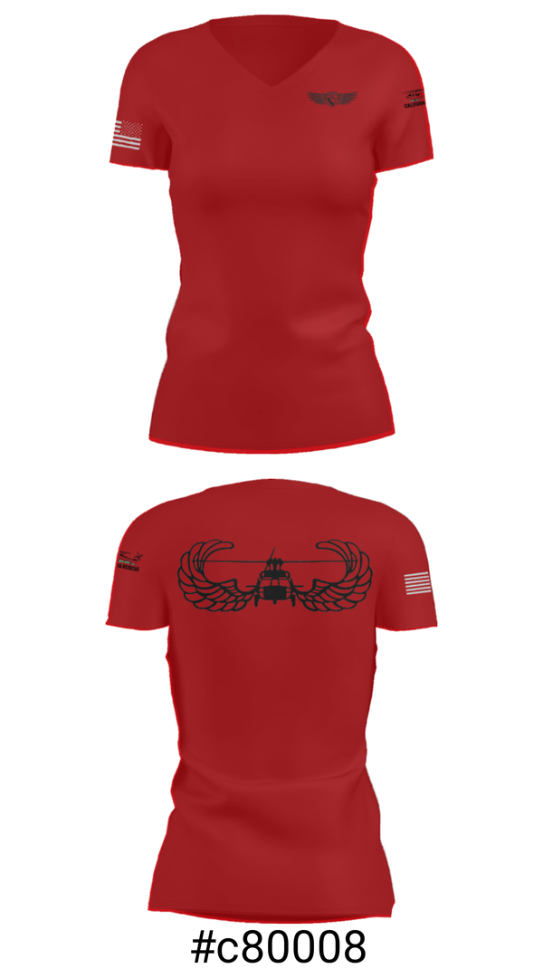 Women's Short Sleeve Vneck Shirt, CAL FIRE, , Teamtime, Team time, sublimation, custom sports apparel, team uniforms, spirit wear, spiritwear, sports uniforms, custom shirts, team store, custom team store, fundraiser sports, apparel fundraiser