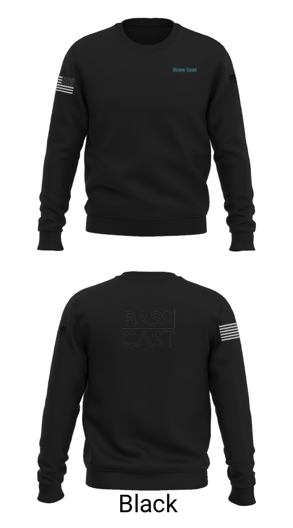 Crew Neck Sweatshirt, Bass Cast OutdoorsBass Cast Outdoors, , Teamtime, Team time, sublimation, custom sports apparel, team uniforms, spirit wear, spiritwear, sports uniforms, custom shirts, team store, custom team store, fundraiser sports, apparel fundraiser