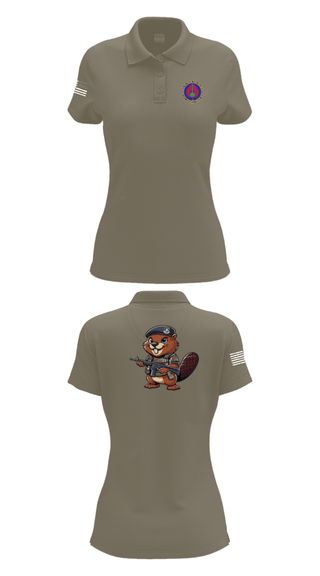 Women's Short Sleeve Performance Polo, 315th SFS, Air Force, Teamtime, Team time, sublimation, custom sports apparel, team uniforms, spirit wear, spiritwear, sports uniforms, custom shirts, team store, custom team store, fundraiser sports, apparel fundraiser