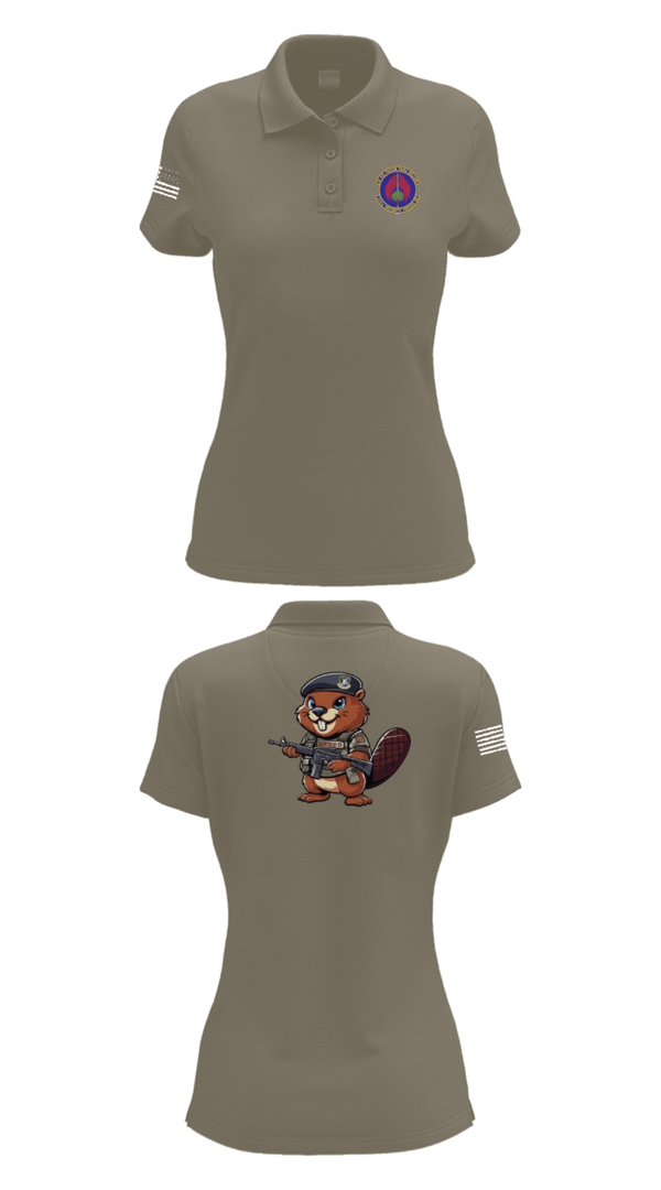 Women's Short Sleeve Performance Polo, 315th SFS, Air Force, Teamtime, Team time, sublimation, custom sports apparel, team uniforms, spirit wear, spiritwear, sports uniforms, custom shirts, team store, custom team store, fundraiser sports, apparel fundraiser