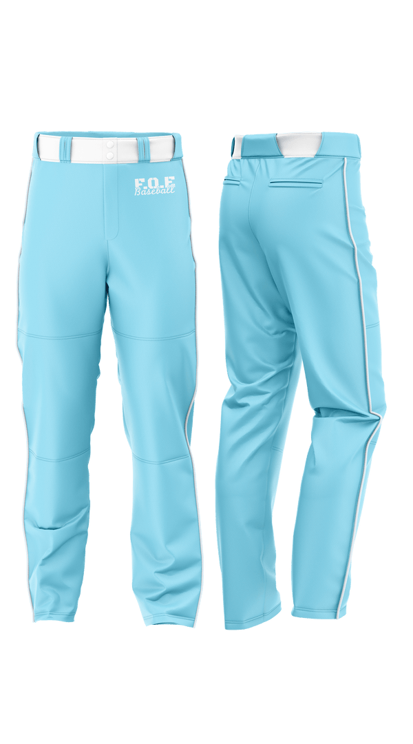Baseball Pants, F.O.E, Baseball, Teamtime, Team time, sublimation, custom sports apparel, team uniforms, spirit wear, spiritwear, sports uniforms, custom shirts, team store, custom team store, fundraiser sports, apparel fundraiser