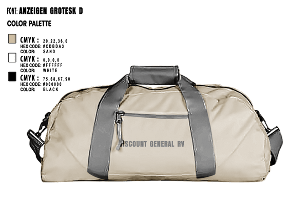 Duffle Bag, Discount General RV, , Teamtime, Team time, sublimation, custom sports apparel, team uniforms, spirit wear, spiritwear, sports uniforms, custom shirts, team store, custom team store, fundraiser sports, apparel fundraiser