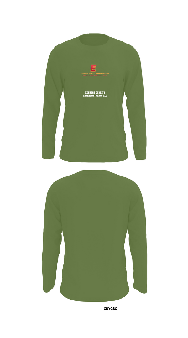 Long Sleeve Performance Shirt, Express Quality Transportation LLC, , Teamtime, Team time, sublimation, custom sports apparel, team uniforms, spirit wear, spiritwear, sports uniforms, custom shirts, team store, custom team store, fundraiser sports, apparel fundraiser