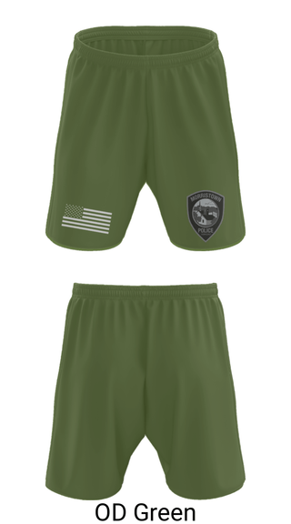 Athletic Shorts With Pockets, Morristown Police Department, Police, Teamtime, Team time, sublimation, custom sports apparel, team uniforms, spirit wear, spiritwear, sports uniforms, custom shirts, team store, custom team store, fundraiser sports, apparel fundraiser