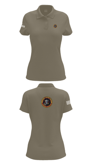 Womens Short Sleeve Performance Polo, Battle Space Surveillance Company, Marines, Teamtime, Team time, sublimation, custom sports apparel, team uniforms, spirit wear, spiritwear, sports uniforms, custom shirts, team store, custom team store, fundraiser sports, apparel fundraiser