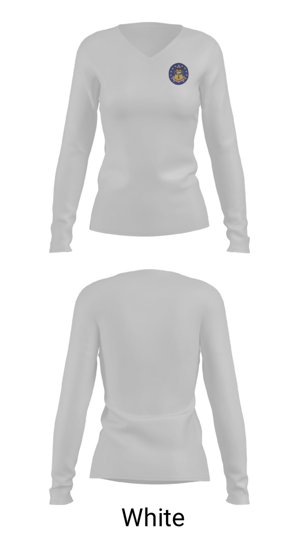 Women's Long Sleeve Vneck Shirt, 36th Tac Fighter Wing, Air Force, Teamtime, Team time, sublimation, custom sports apparel, team uniforms, spirit wear, spiritwear, sports uniforms, custom shirts, team store, custom team store, fundraiser sports, apparel fundraiser