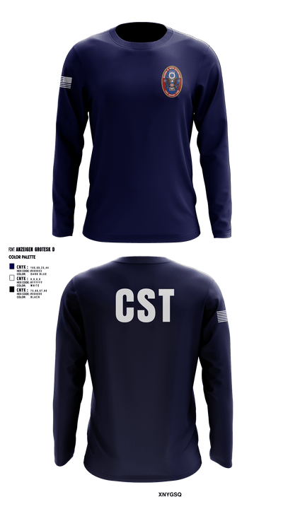 95th WMD CST 43629345 Long Sleeve Performance Shirt - 7
