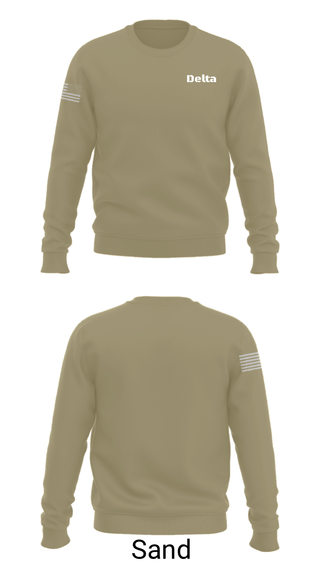 Crew Neck Sweatshirt, Delta, Navy, Teamtime, Team time, sublimation, custom sports apparel, team uniforms, spirit wear, spiritwear, sports uniforms, custom shirts, team store, custom team store, fundraiser sports, apparel fundraiser