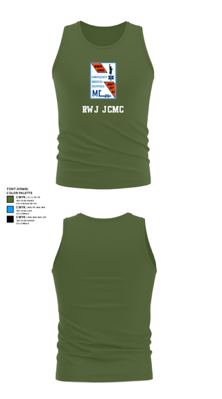 Tank Top, RWJ JCMC, Fire Department, Teamtime, Team time, sublimation, custom sports apparel, team uniforms, spirit wear, spiritwear, sports uniforms, custom shirts, team store, custom team store, fundraiser sports, apparel fundraiser
