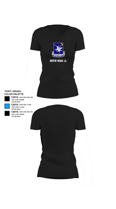 160th SOAR (A) 66600205 Women's Short Sleeve V-neck Shirt - 24