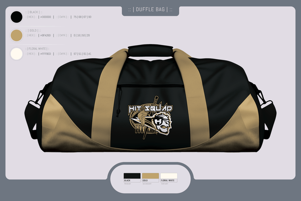Duffle Bag, San Jose Hitsquad, , Teamtime, Team time, sublimation, custom sports apparel, team uniforms, spirit wear, spiritwear, sports uniforms, custom shirts, team store, custom team store, fundraiser sports, apparel fundraiser