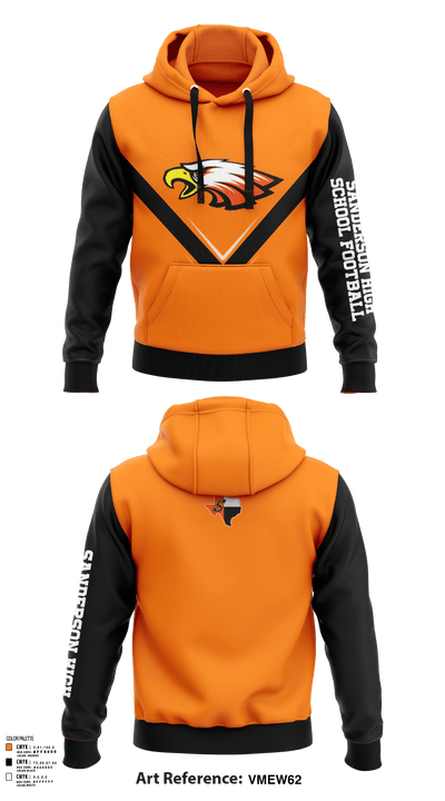 Sanderson High School Football 70828443 Hoodie - 133