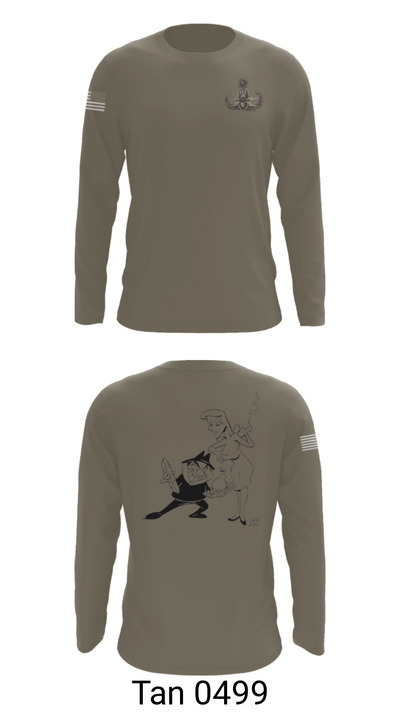 18th EOD Det 1033704 Long Sleeve Performance Shirt - 48