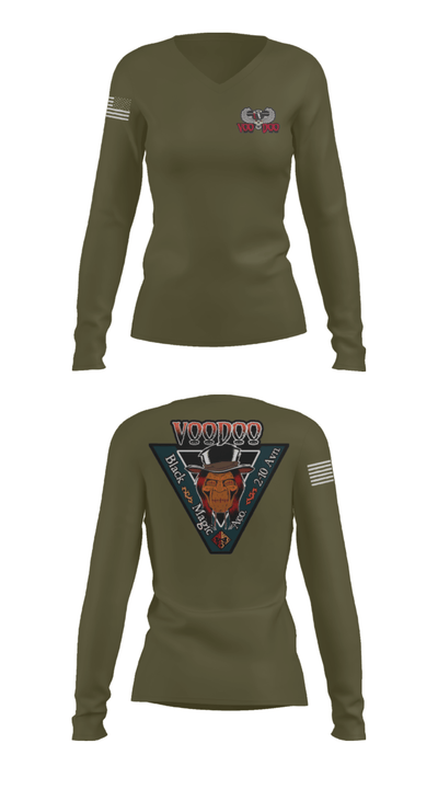 A Co.2-10 AHB 24005115 Women's Long Sleeve V-neck Shirt - 29