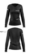 Crime Scene Unit 47246292 Women's Long Sleeve V-neck Shirt -1 1
