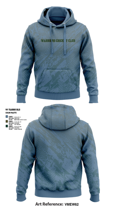 Warriors Cricket club 47422936 Hoodie - 1