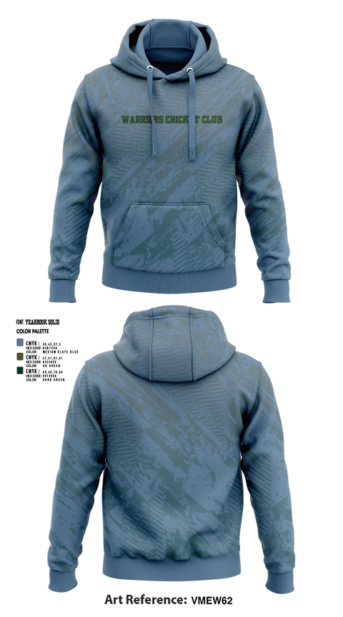 Hoodie, Warriors Cricket club, Cross Country, Teamtime, Team time, sublimation, custom sports apparel, team uniforms, spirit wear, spiritwear, sports uniforms, custom shirts, team store, custom team store, fundraiser sports, apparel fundraiser