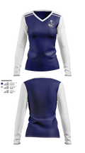 Mountain Valley Falcons Field Hockey 95065366 Women's Long Sleeve V-neck Shirt - 1 (2)