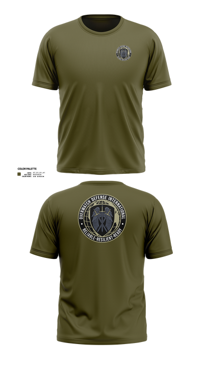 Overwatch Defense International 38447114 Short Sleeve Performance Shirt - 12