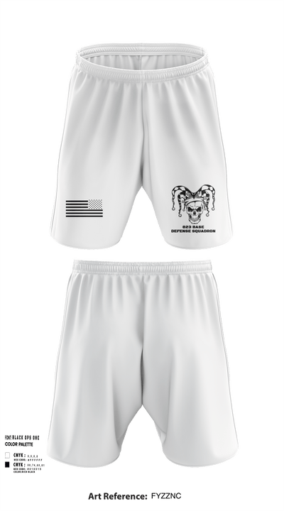 23 FSS823 Base Defense SquadronTask Force Joker 68161366 Athletic Shorts With Pockets - 202