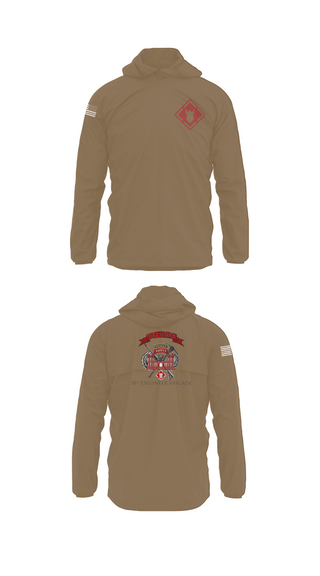 Windbreaker, 264 EN CO, Army, Teamtime, Team time, sublimation, custom sports apparel, team uniforms, spirit wear, spiritwear, sports uniforms, custom shirts, team store, custom team store, fundraiser sports, apparel fundraiser