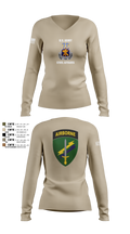 Civil Affairs Schoolhouse 5293701 Women's Long Sleeve V-neck Shirt - 4
