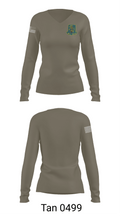 981st MP CO 43047694 Women's Long Sleeve V-neck Shirt - 77