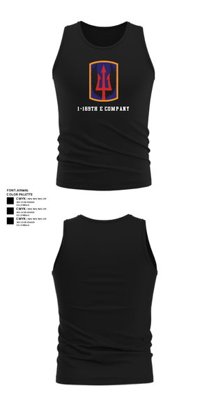 Tank Top, 1-169th E Company, National Guard, Teamtime, Team time, sublimation, custom sports apparel, team uniforms, spirit wear, spiritwear, sports uniforms, custom shirts, team store, custom team store, fundraiser sports, apparel fundraiser