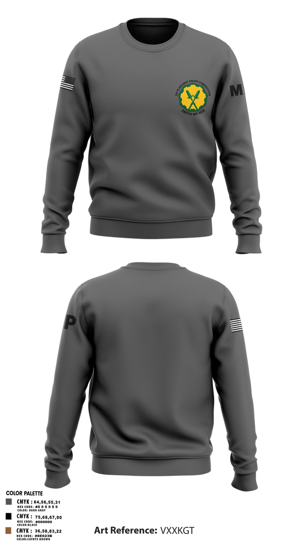 Crew Neck Sweatshirt, 160th mp bn, Army, Teamtime, Team time, sublimation, custom sports apparel, team uniforms, spirit wear, spiritwear, sports uniforms, custom shirts, team store, custom team store, fundraiser sports, apparel fundraiser