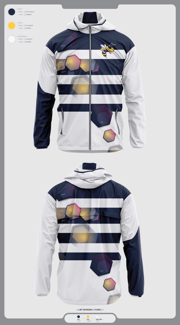 Windbreaker, Wynne Yellowjackets, Men's Basketball, Teamtime, Team time, sublimation, custom sports apparel, team uniforms, spirit wear, spiritwear, sports uniforms, custom shirts, team store, custom team store, fundraiser sports, apparel fundraiser