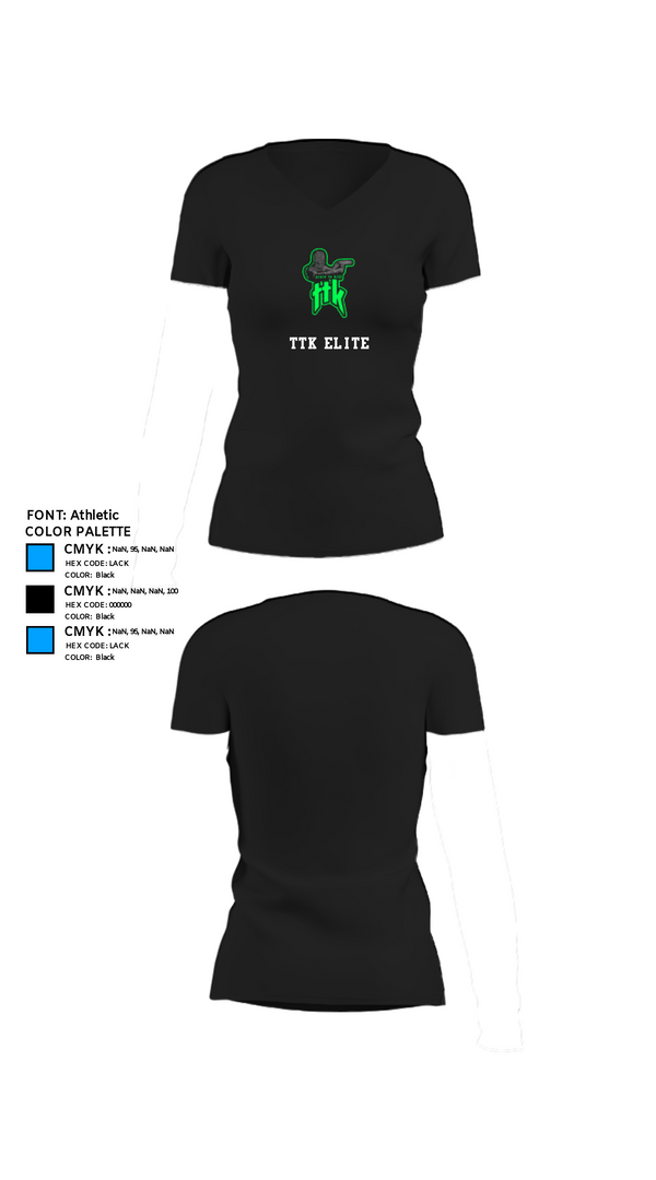 Women's Short Sleeve Vneck Shirt, TTK ELITE, Men's Basketball, Teamtime, Team time, sublimation, custom sports apparel, team uniforms, spirit wear, spiritwear, sports uniforms, custom shirts, team store, custom team store, fundraiser sports, apparel fundraiser