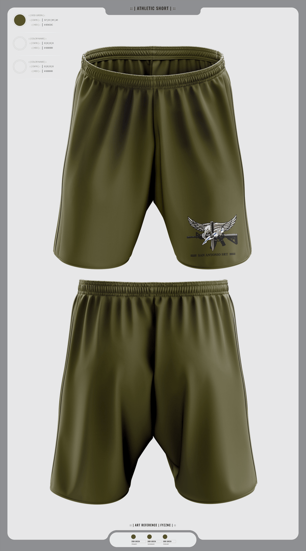 Athletic Shorts With Pockets, San Antonio SRT, Police, Teamtime, Team time, sublimation, custom sports apparel, team uniforms, spirit wear, spiritwear, sports uniforms, custom shirts, team store, custom team store, fundraiser sports, apparel fundraiser