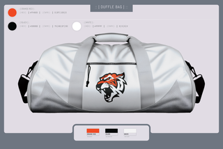 Duffle Bag, Orangeville Bengals, Baseball, Teamtime, Team time, sublimation, custom sports apparel, team uniforms, spirit wear, spiritwear, sports uniforms, custom shirts, team store, custom team store, fundraiser sports, apparel fundraiser
