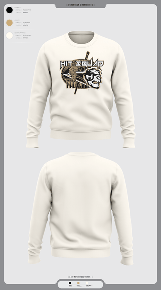 Crew Neck Sweatshirt, San Jose Hitsquad, , Teamtime, Team time, sublimation, custom sports apparel, team uniforms, spirit wear, spiritwear, sports uniforms, custom shirts, team store, custom team store, fundraiser sports, apparel fundraiser