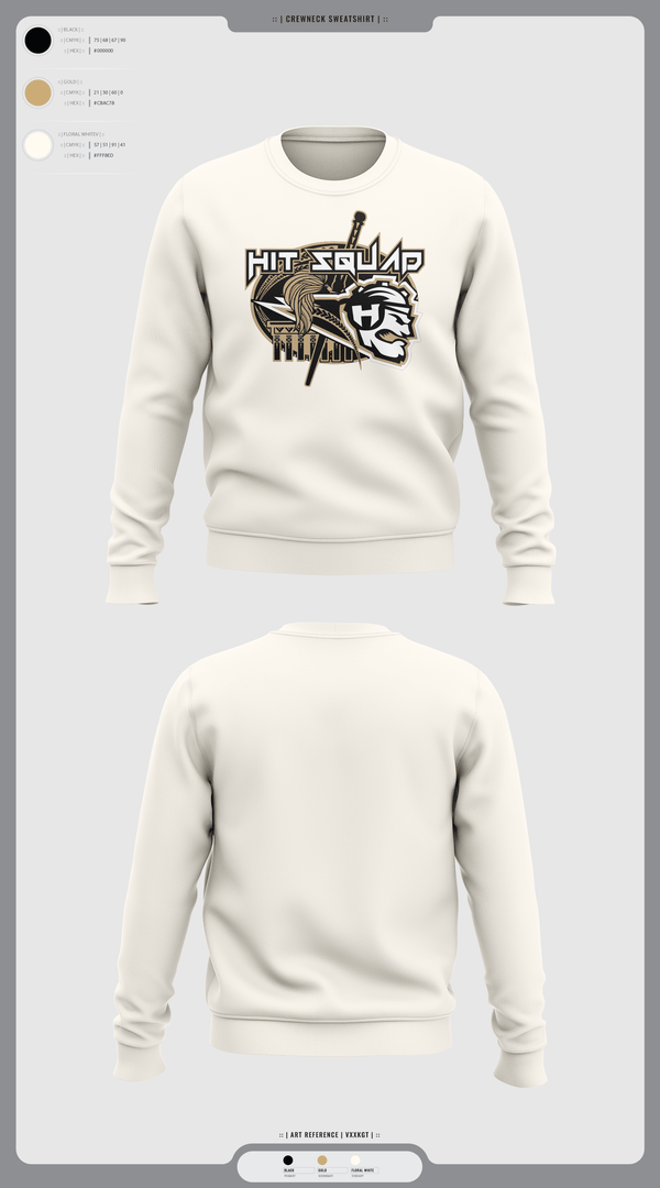 Crew Neck Sweatshirt, San Jose Hitsquad, , Teamtime, Team time, sublimation, custom sports apparel, team uniforms, spirit wear, spiritwear, sports uniforms, custom shirts, team store, custom team store, fundraiser sports, apparel fundraiser