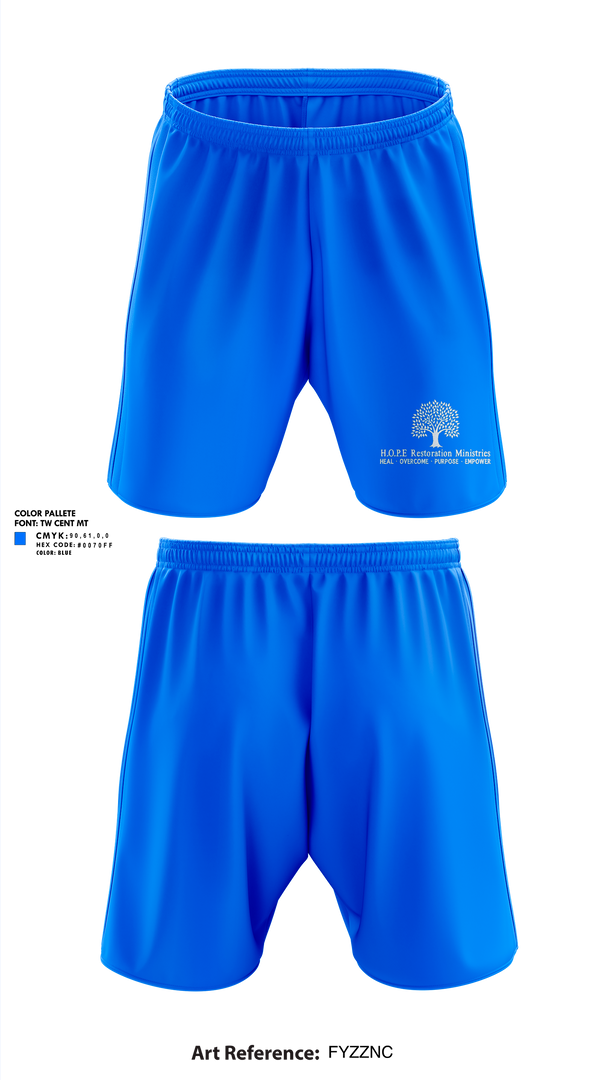 Athletic Shorts With Pockets, Hope Restoration Ministries, , Teamtime, Team time, sublimation, custom sports apparel, team uniforms, spirit wear, spiritwear, sports uniforms, custom shirts, team store, custom team store, fundraiser sports, apparel fundraiser