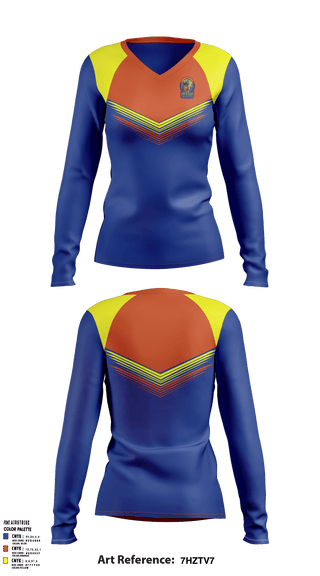 Womens Long Sleeve Vneck Shirt, The Maine Youth Fish and Game Association, Spirit Store, Teamtime, Team time, sublimation, custom sports apparel, team uniforms, spirit wear, spiritwear, sports uniforms, custom shirts, team store, custom team store, fundraiser sports, apparel fundraiser