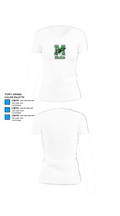 Morristown Central High School Basketball 37598008 Women's Short Sleeve V-neck Shirt - 18