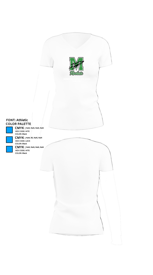 Womens Short Sleeve Vneck Shirt, Morristown Central High School Basketball, Men's Basketball, Teamtime, Team time, sublimation, custom sports apparel, team uniforms, spirit wear, spiritwear, sports uniforms, custom shirts, team store, custom team store, fundraiser sports, apparel fundraiser
