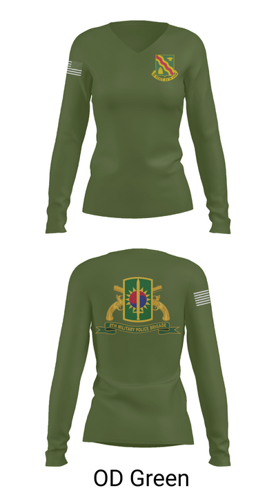 728th MP 18984654 Women's Long Sleeve V-neck Shirt - 57