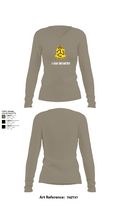 1-200 Infantry 56519387 Women's Long Sleeve V-neck Shirt - 59