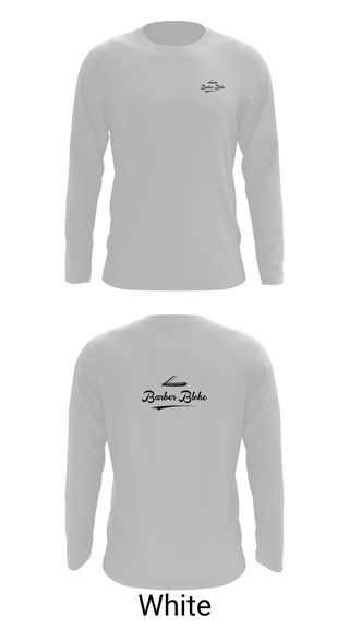 Long Sleeve Performance Shirt, Barber Bloke, , Teamtime, Team time, sublimation, custom sports apparel, team uniforms, spirit wear, spiritwear, sports uniforms, custom shirts, team store, custom team store, fundraiser sports, apparel fundraiser