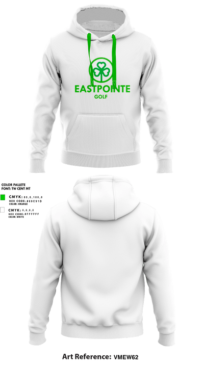 Eastpointe High School Golf 53821135 Hoodie - 1