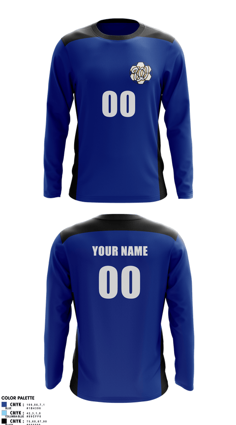 Long Sleeve Performance Shirt, Will C Wood High School Soccer, Men's Soccer, Teamtime, Team time, sublimation, custom sports apparel, team uniforms, spirit wear, spiritwear, sports uniforms, custom shirts, team store, custom team store, fundraiser sports, apparel fundraiser