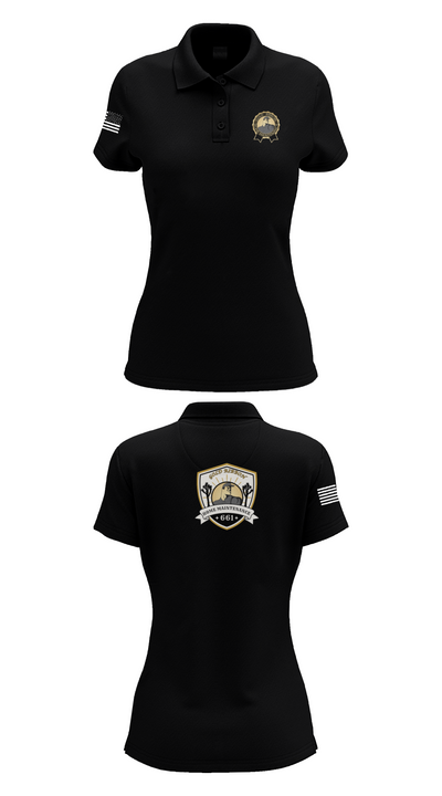 Gold Ribbon Home Maintenance 37613348 Women's Short Sleeve Performance Polo  - 16
